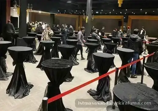 Bistro Masası Kiralama İstanbul kokteyl kurulum görseli
