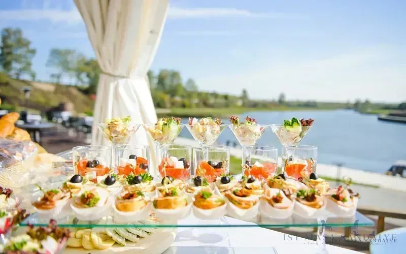 Havuz Basi Catering Kokteyl Sunumu