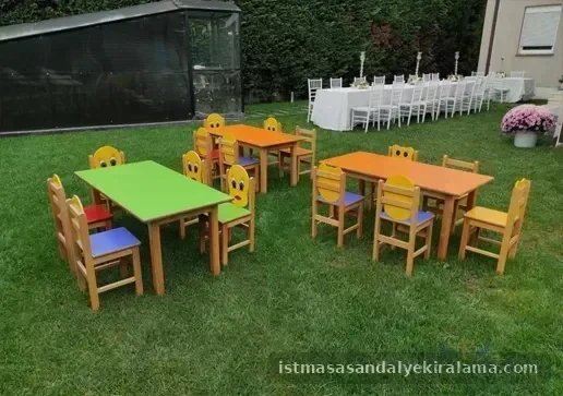 Çocuk Masa Sandalye Kiralama