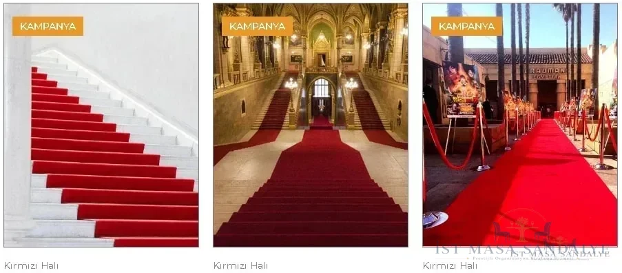 Kırmızı Halı Kiralama İstanbul kırmızı halı kurulum görseli