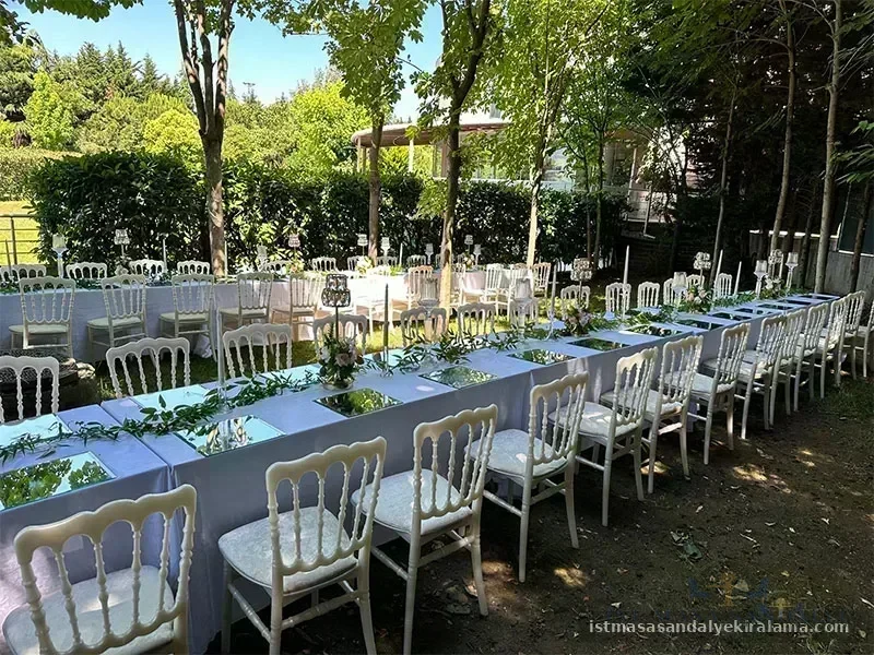 İstanbul Sandalye süsleme ve masa düzeni İstanbul Sandalye süsleme ve masa düzeni